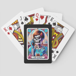 Die Tarot Poker Cards von Karen Skeleton Women Spielkarten