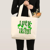 Die Tasche der irischen Kleeblätter zum Glück (Vorderseite (Produkt))