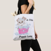 Die Tasche für die Welpe-Liebe (Von Nahem)