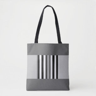 Die Tasche mit dem Graustufen Strip