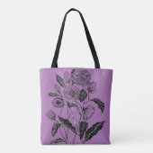 Die Tasche mit dem Mohnanstrich in den Farben (Rückseite)