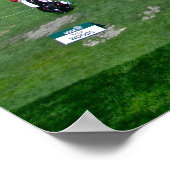 Die Tasche wartet Poster (Ecke)