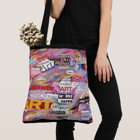 Die Taschen-Tasche des Künstlers Tasche (Von Nahem)