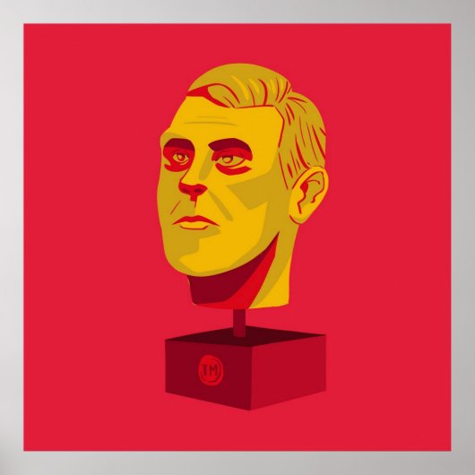 Die Taskmaster Shiny Golden Head Poster (Vorne)