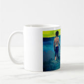 Die Tasse am Strand (Links)