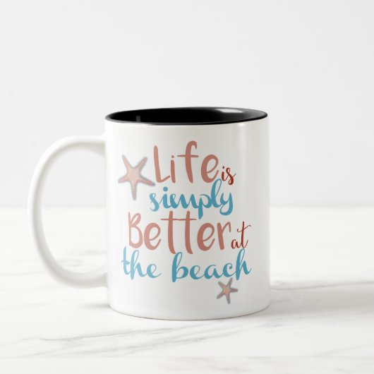Die Tasse am Strand ist einfach besser (Links)