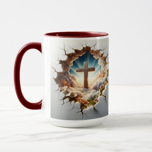 Die Tasse an der Mauer (Links)