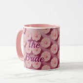 Die Tasse "Bride Wine Pink Daisies Combo" (Vorderseite Links)