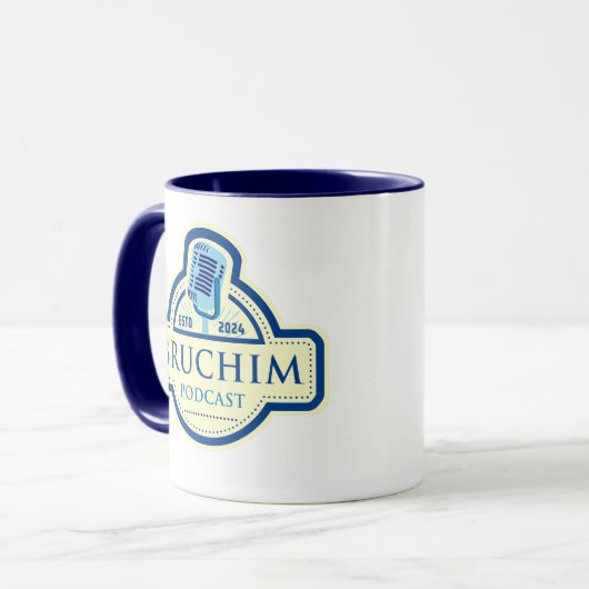 Die Tasse Bruchim Podcast (Vorderseite Links)