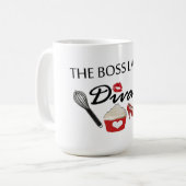 Die Tasse Chef-Dame Coffee '' neue" DIVA (Vorderseite Links)