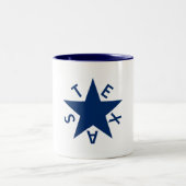 Die Tasse De Zavala (Flagge der Republik Texas) (Mittel)
