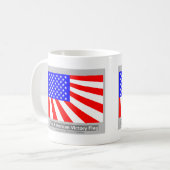 Die Tasse der amerikanischen Siegesflagge (Vorderseite Links)