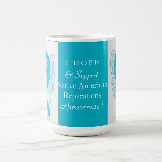 Die Tasse der amerikanischen Wiedergutmachungserkl (Mittel)