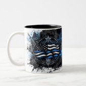 Die Tasse der Blue Law Enforcement Keramik (Links)