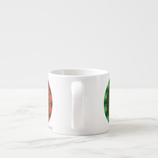 Die Tasse der Elements-Mandalas-Spezialität (Rückseite)