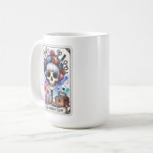 Die Tasse der Friseur-Tarot-Karte (Vorderseite Links)