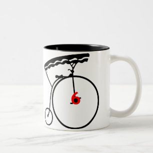 Die Tasse der Gefangen-Zahl-sechs