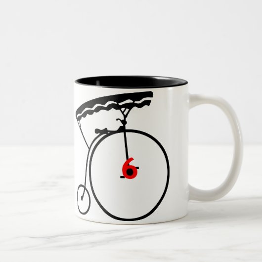 Die Tasse der Gefangen-Zahl-sechs (Rechts)