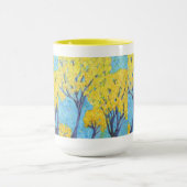Die Tasse der gelben Bäume (Zentrum)