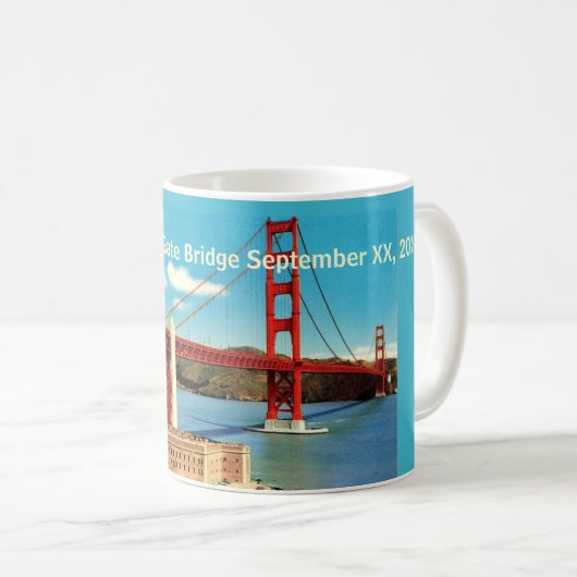Die Tasse der Golden Gate Bridge (VorderseiteRechts)