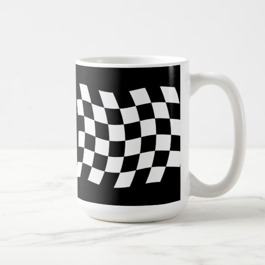 Die Tasse der karierten Flagge (Rechts)