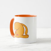 Die Tasse der Katze auf den Kopf (Vorderseite Links)