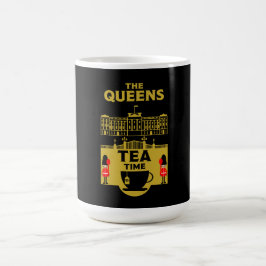Die Tasse der Königlichen Krönung des Queens Tea