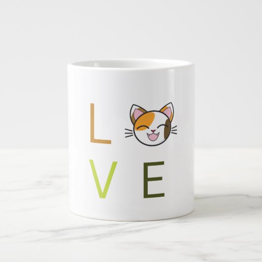 Die Tasse der "Liebe"-Keramik (Vorderseite)