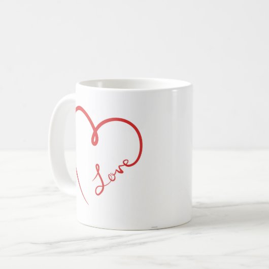 "DIE TASSE DER LIEBE" NUR FÜR IHN ODER SIE (Vorderseite Links)