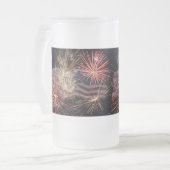 Die Tasse der Mattierten Glass-Bier in Amerika (Vorderseite Links)