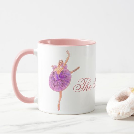Die Tasse der Nutcracker Ballet Sugar Plum Fairy (Mit Donut)