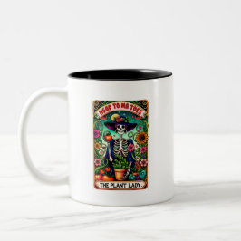 Die Tasse der Pflanze Lady Tarot Card