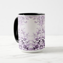 Die Tasse der Purple Flowers