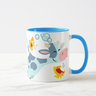 Die Tasse der Seekühe und der Fische