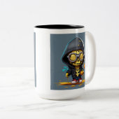 Die Tasse der Silhouette (VorderseiteRechts)