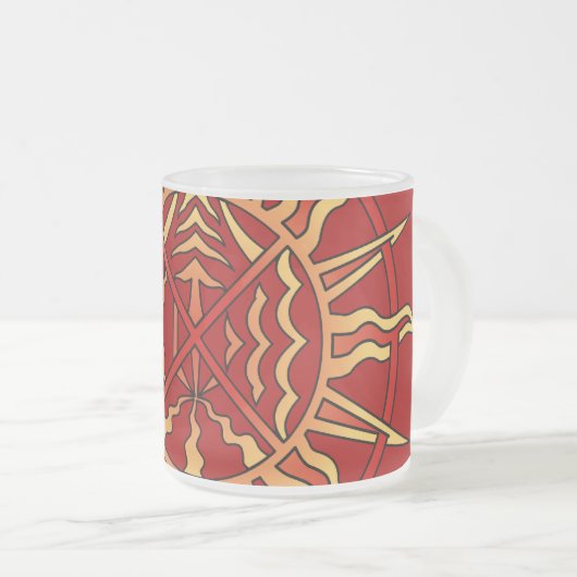 Die Tasse der Sun Beer Glass Native Life Force (VorderseiteRechts)