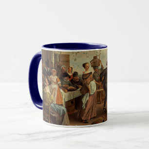 Die Tasse der Tanzpaarmalerei