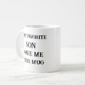 Die Tasse der Weihnachtsmutter, die mein Lieblings (Vorderseite Links)