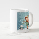 Die Tasse der Wintermärchen (Vorderseite Rechts)