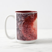 Die Tasse des 3D-Schmetterlingkaffees (Links)