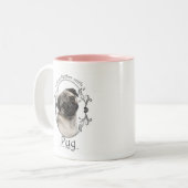 Die Tasse des besseren Mops im Leben (Vorderseite Links)