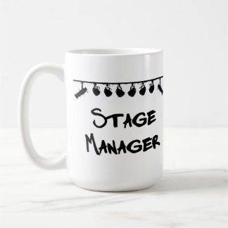 Die Tasse des Bühne-Managers