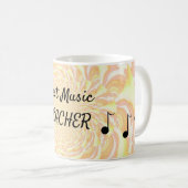Die Tasse des Colour Music Teacher Coffee (VorderseiteRechts)