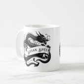 "Die Tasse des Drachengefühls für Fantasy-Liebhabe (Vorderseite Links)