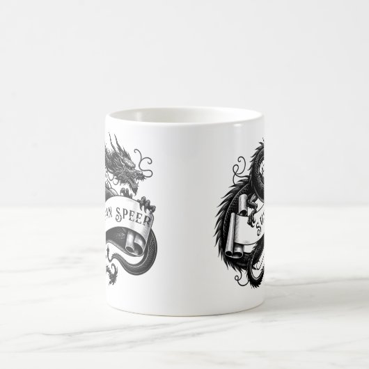 "Die Tasse des Drachengefühls für Fantasy-Liebhabe (Mittel)
