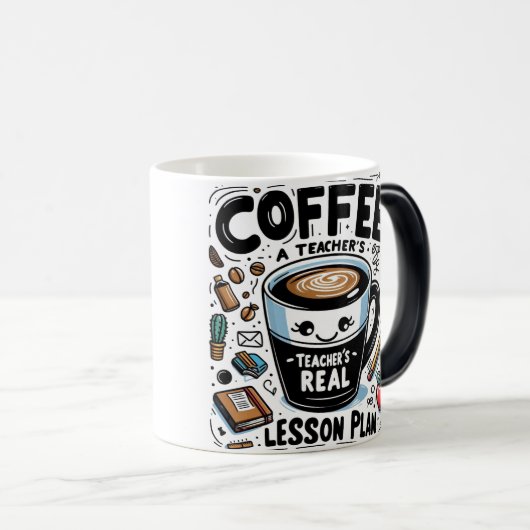 Die Tasse des echten Lehrers für den Kaffee des Fu (VorderseiteRechts)