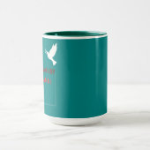 Die Tasse des Friedens stoppt den Krieg Quo Vadis (Zentrum)