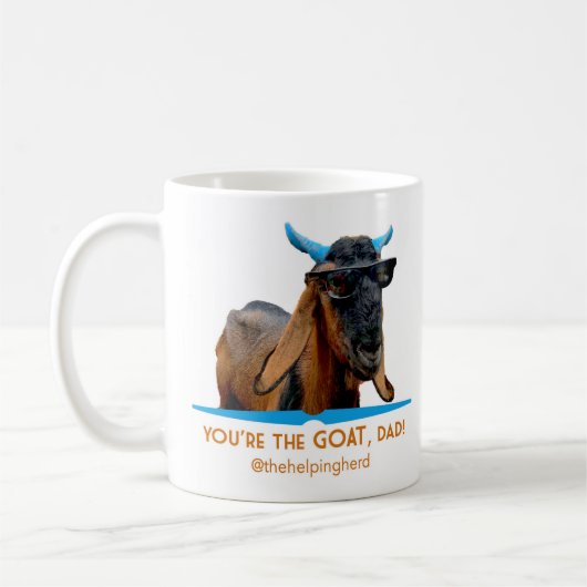 Die Tasse des GOAT-Vaters (Links)