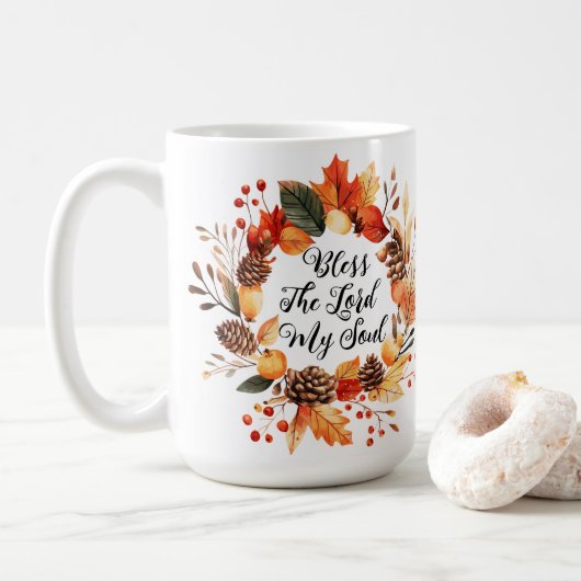 Die Tasse des Herrn segnen (Mit Donut)