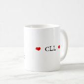 Die Tasse des Herzmuskelkaffees (VorderseiteRechts)